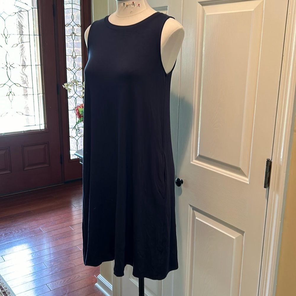 High neck tee shirt dress